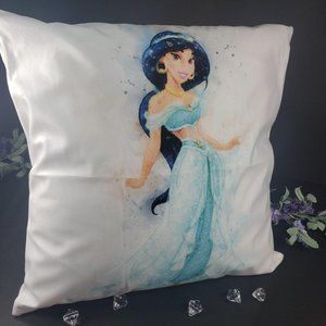Princess Jasmine Aladdin Disney Themed Home Decor Throw Sham Pillowcase